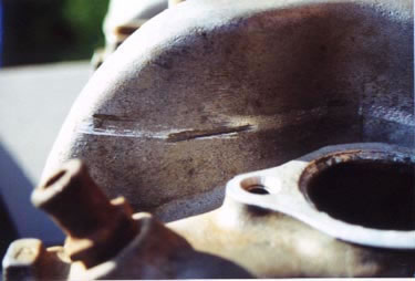 Aluminum Intake Manifold Repair - Before #1