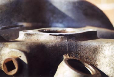 Aluminum Intake Manifold Repair - Before #2